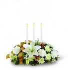 Season's Glow Centerpiece from Arthur Pfeil Smart Flowers in San Antonio, TX